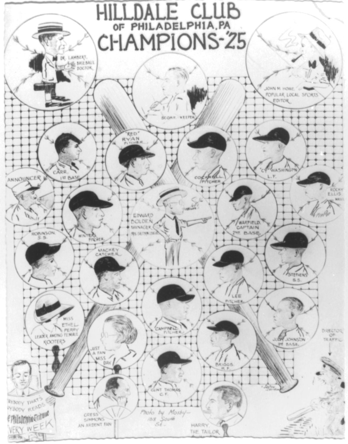 The Hilldale ECL Champions Baseball Hall of Fame